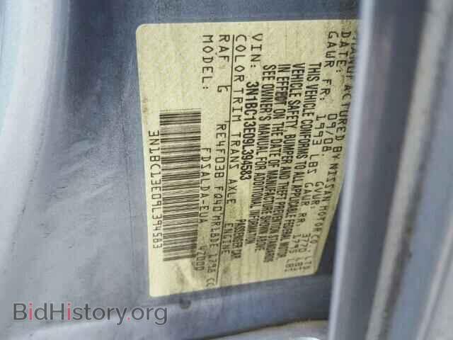 2009 NISSAN VERSA - VIN: 3N1BC13E09L394583 - Фото 10