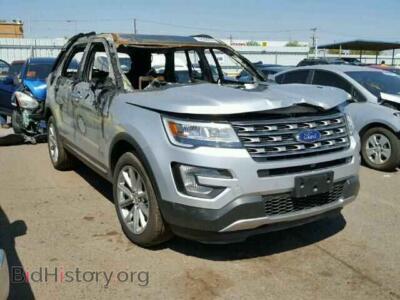 2016 Ford EXPLORER Explorer L, silver — VIN 1FM5K8FH6GGA70580, Copart