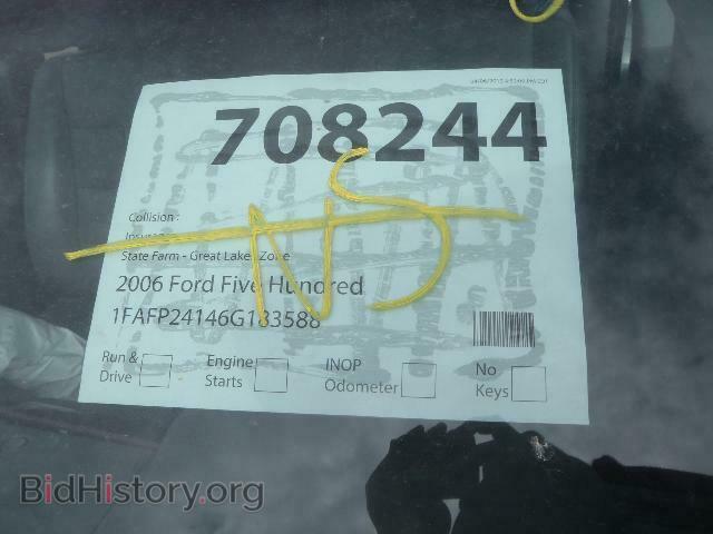 2006 FORD FIVE HUNDR - VIN: 1FAFP24146G183588 - Фото 8