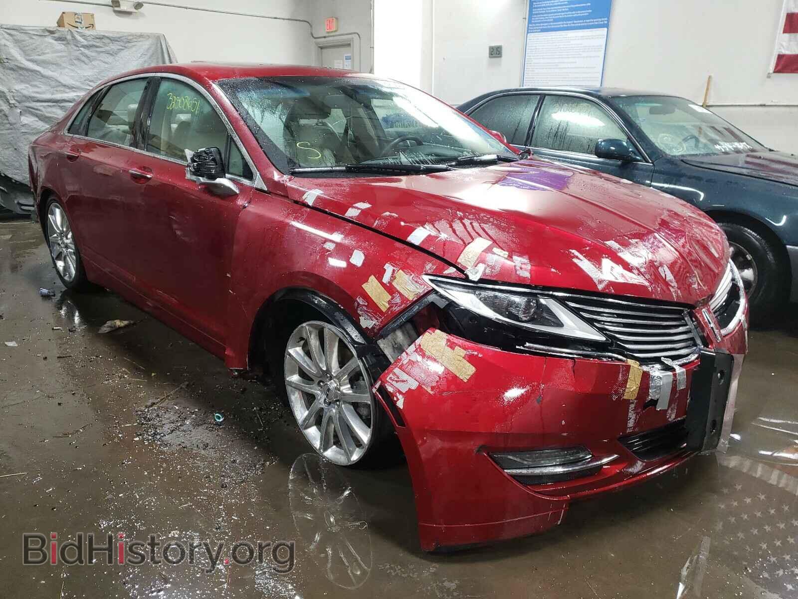 Фотография 3LN6L2LU1GR629865 - LINCOLN MKZ 2016