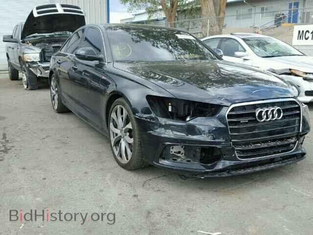 2013 Audi A6 A6 3.0 QUA (VIN WAUHGAFC7DN085950) — photo 1 of 10, Copart, damage: front end