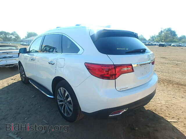 2016 ACURA MDX - VIN: 5FRYD4H45GB022186 - Фото 3