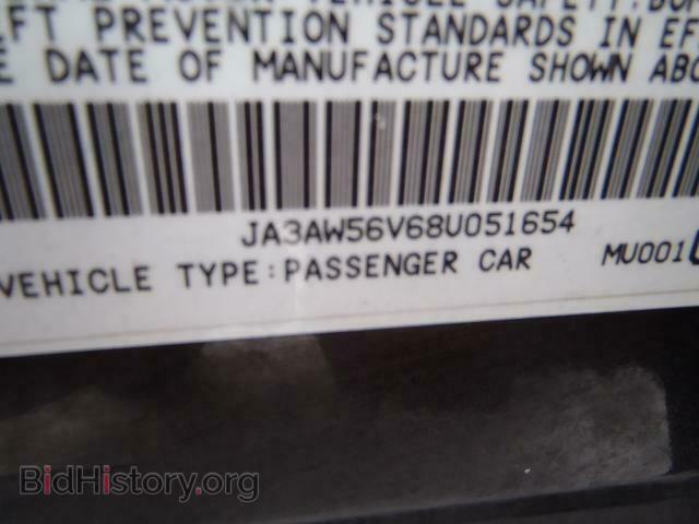 2008 MITSUBISHI EVO - VIN: JA3AW56V68U051654 - Фото 13