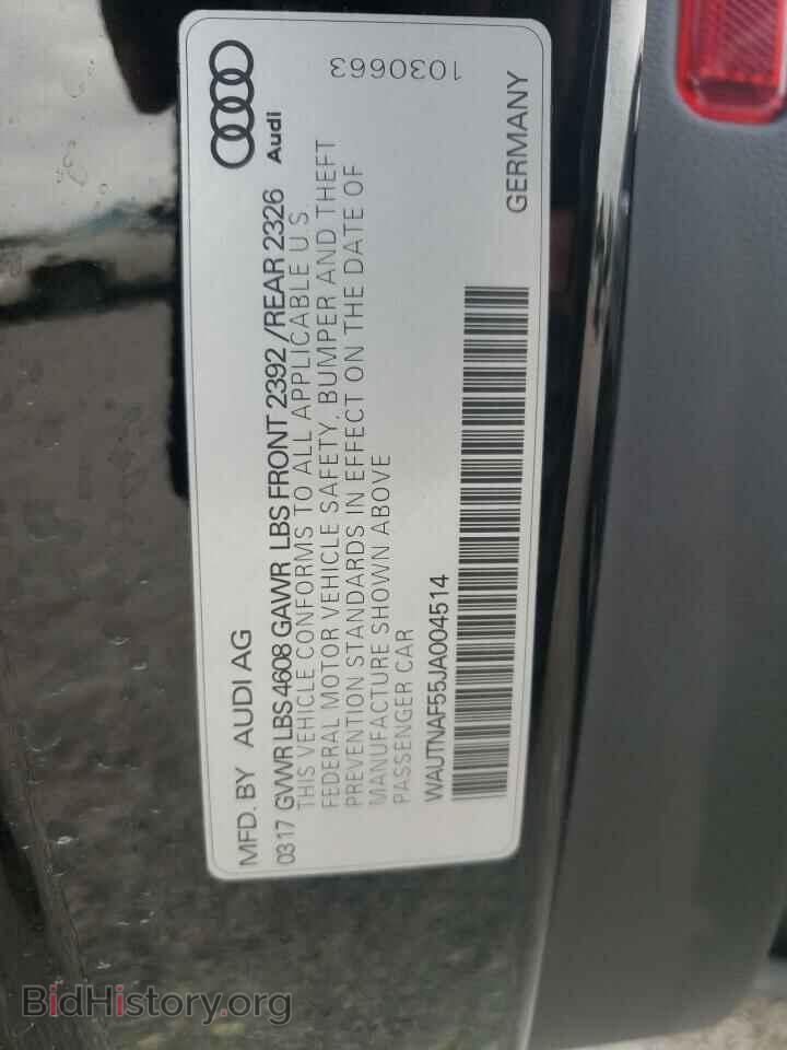 2018 AUDI A5 - VIN: WAUTNAF55JA004514 - Фото 10