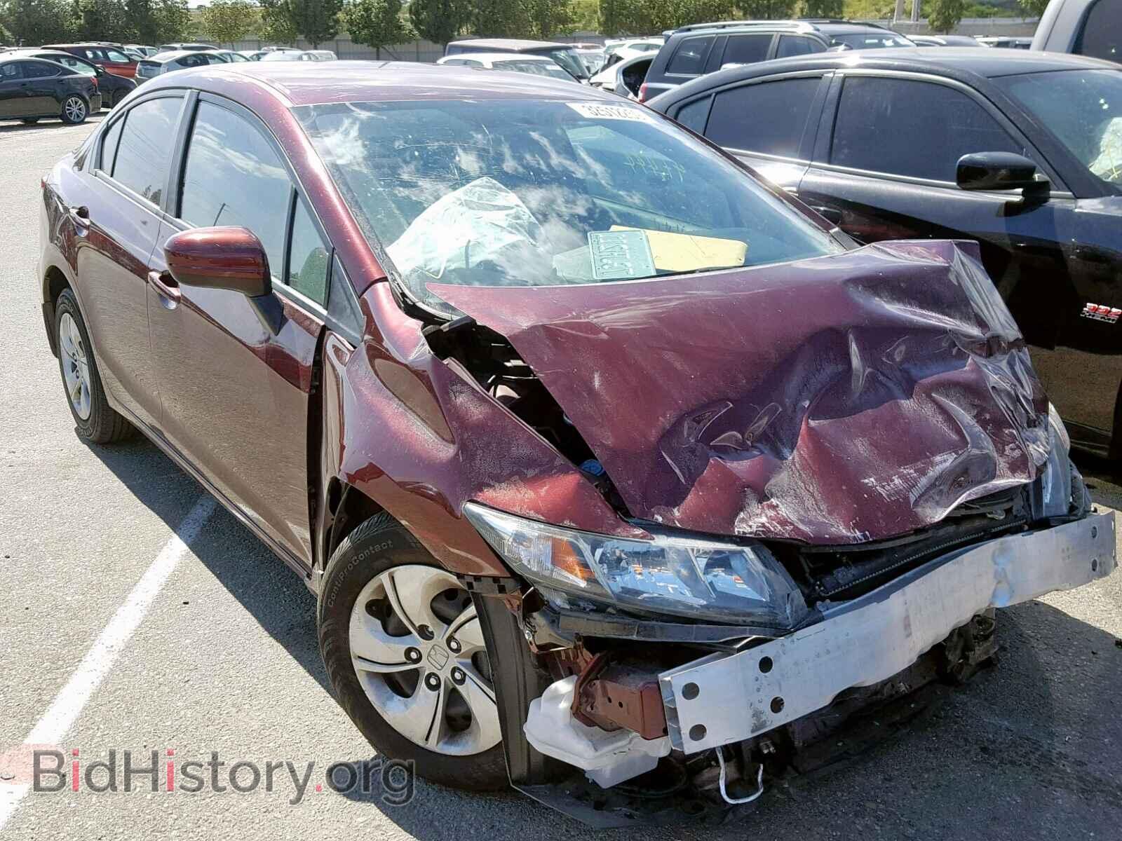 Фотография 19XFB2F57EE251759 - HONDA CIVIC LX 2014