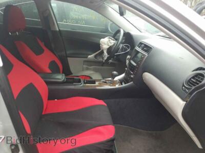 2010 Lexus IS IS 250, серебристый — VIN JTHBF5C2XA5126631, Copart