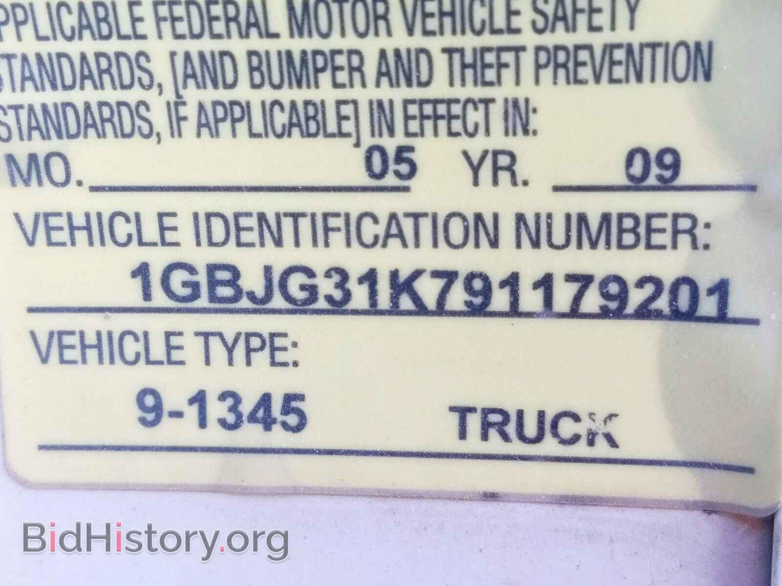 2009 CHEVROLET EXPRESS - VIN: 1GBJG31K791179201 - Фото 10