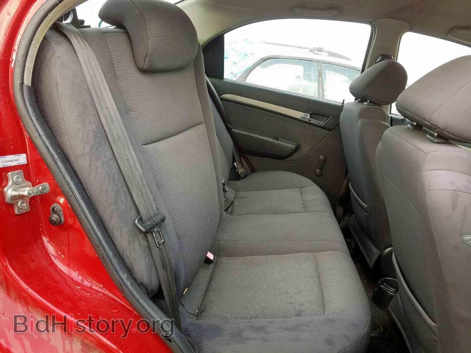 2008 CHEVROLET AVEO - VIN: KL1TD56698B149072 - Фото 6