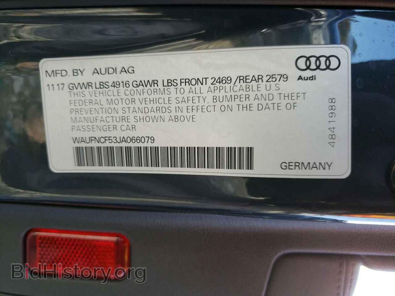 2018 AUDI A5 - VIN: WAUFNCF53JA066079 - Фото 10