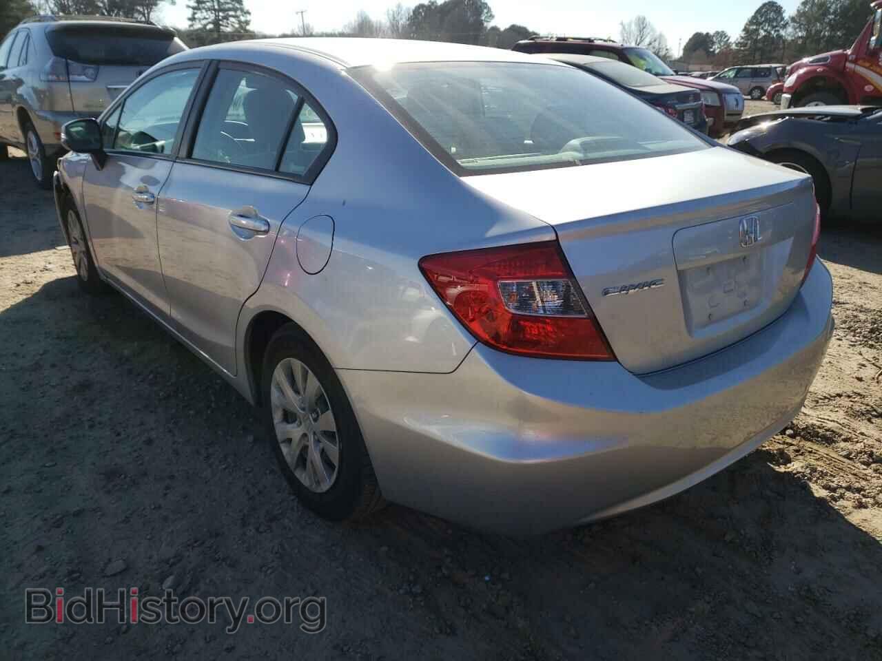 2012 HONDA CIVIC - VIN: 2HGFB2F54CH605143 - Фото 3
