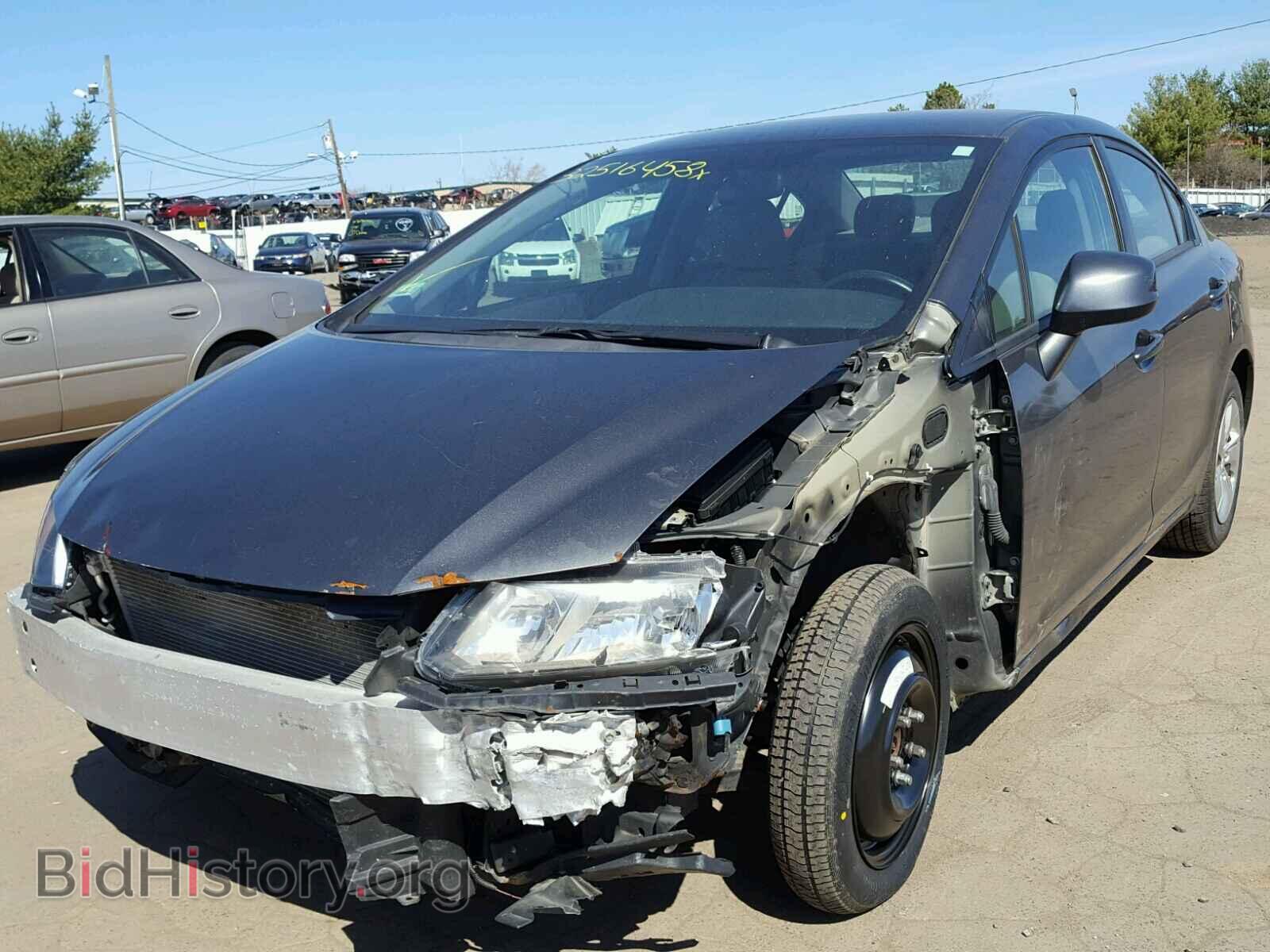 2013 HONDA CIVIC - VIN: 2HGFB2F50DH525310 - Фото 2