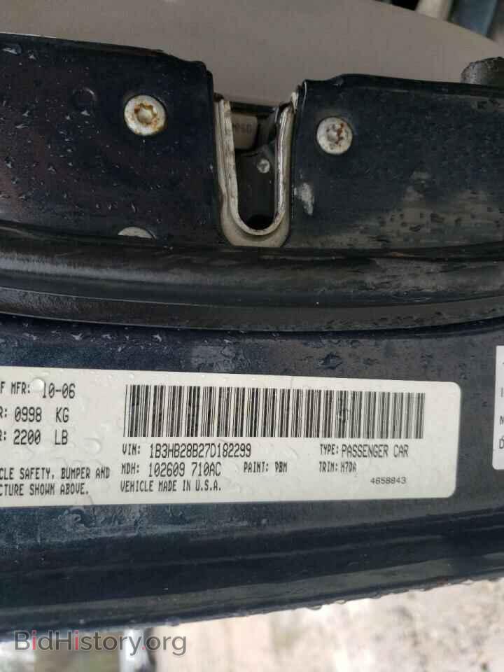 2007 DODGE CALIBER - VIN: 1B3HB28B27D182299 - Фото 10