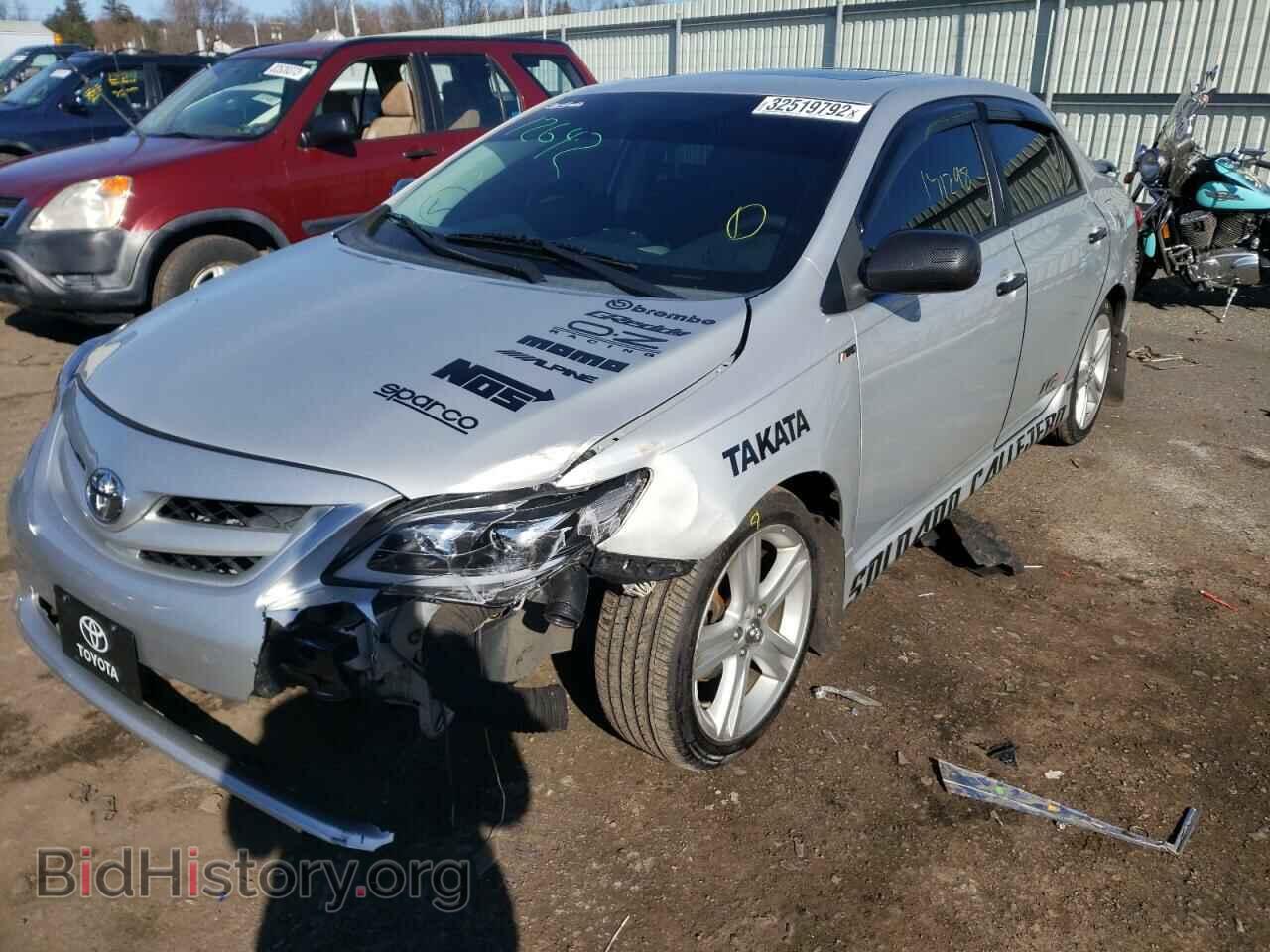 2013 TOYOTA COROLLA - VIN: 2T1BU4EE7DC951655 - Фото 2