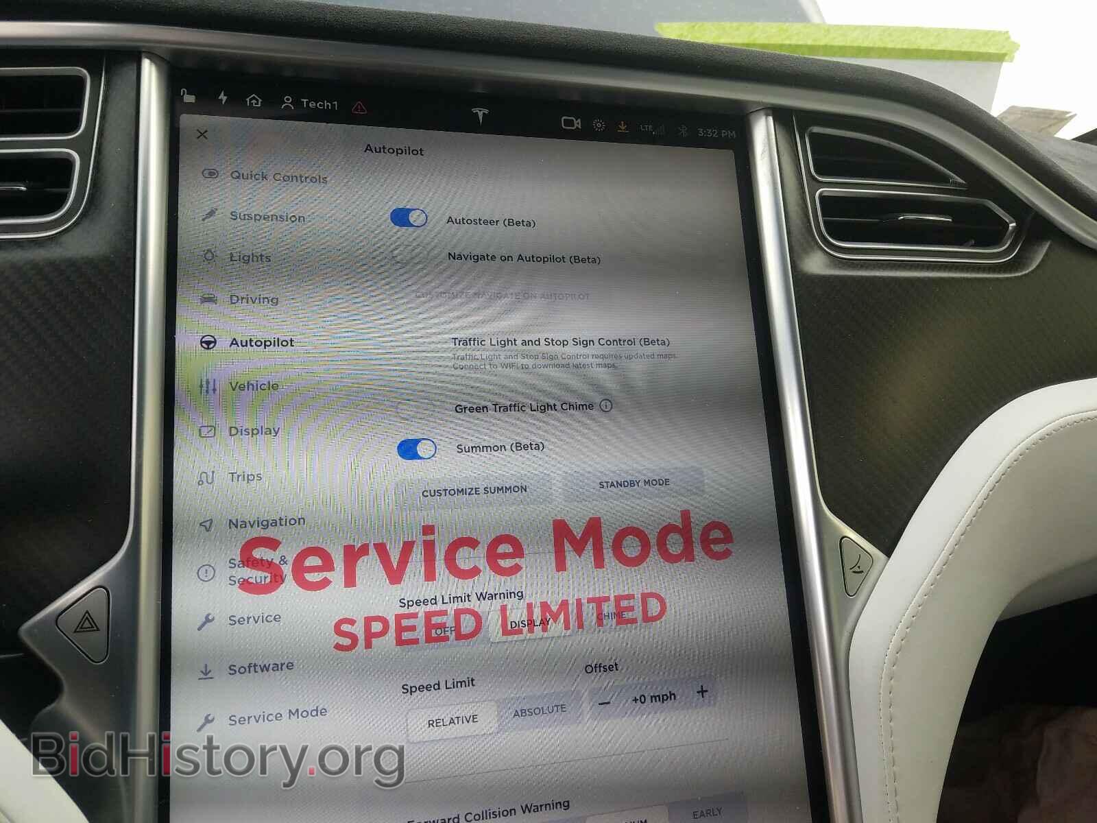 2017 TESLA MODEL S - VIN: 5YJSA1E47HF196782 - Фото 9