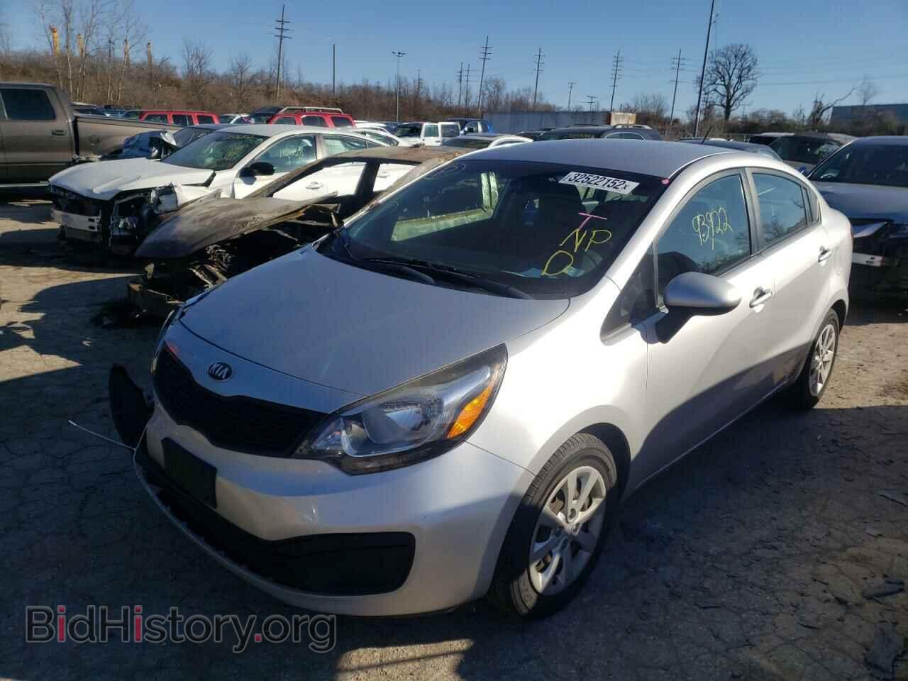 2014 KIA RIO - VIN: KNADM4A31E6379601 - Фото 2