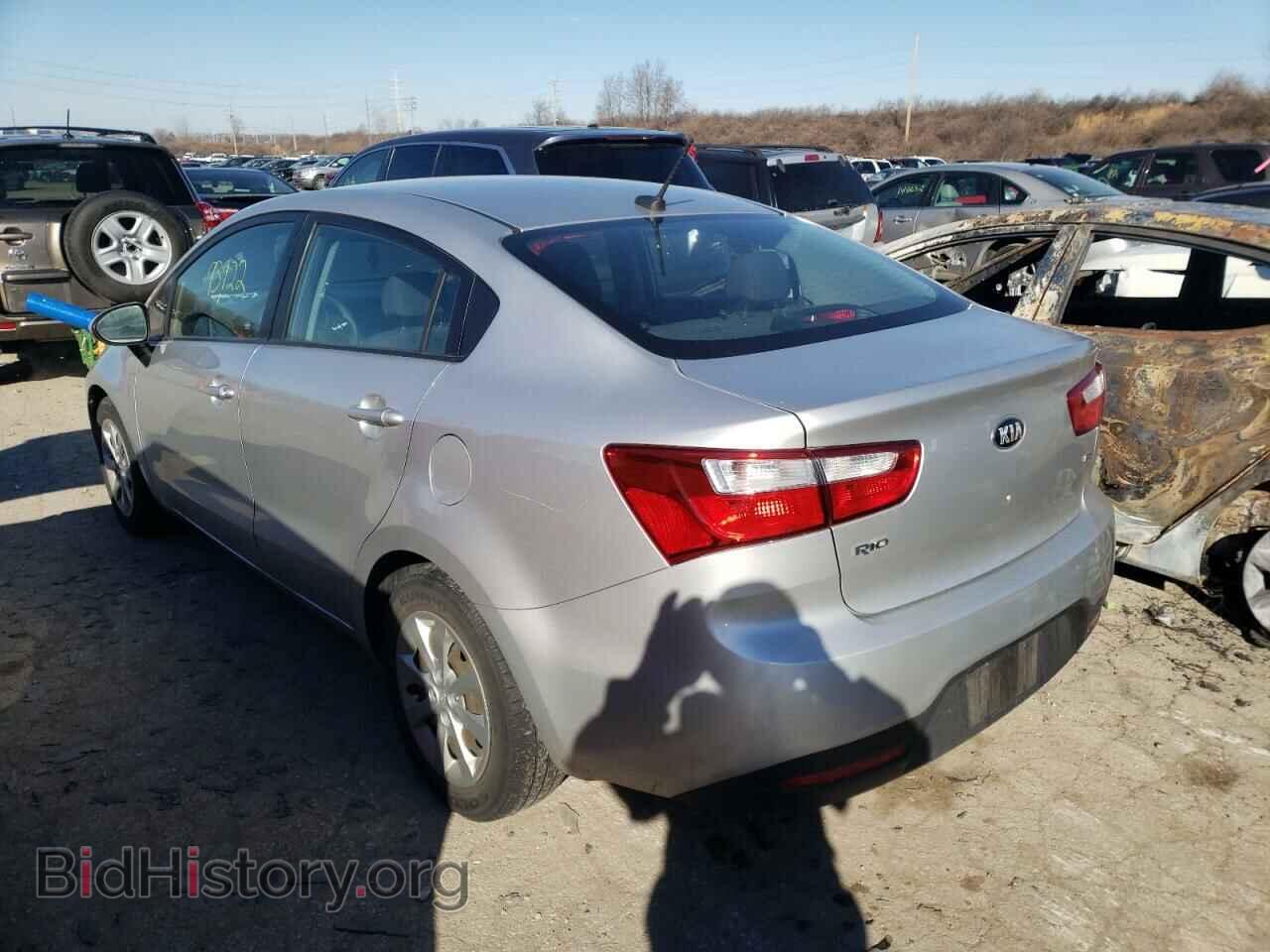 2014 KIA RIO - VIN: KNADM4A31E6379601 - Фото 3