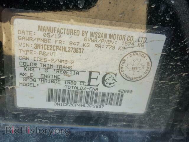 2017 NISSAN VERSA - VIN: 3N1CE2CP4HL373837 - Photo 10
