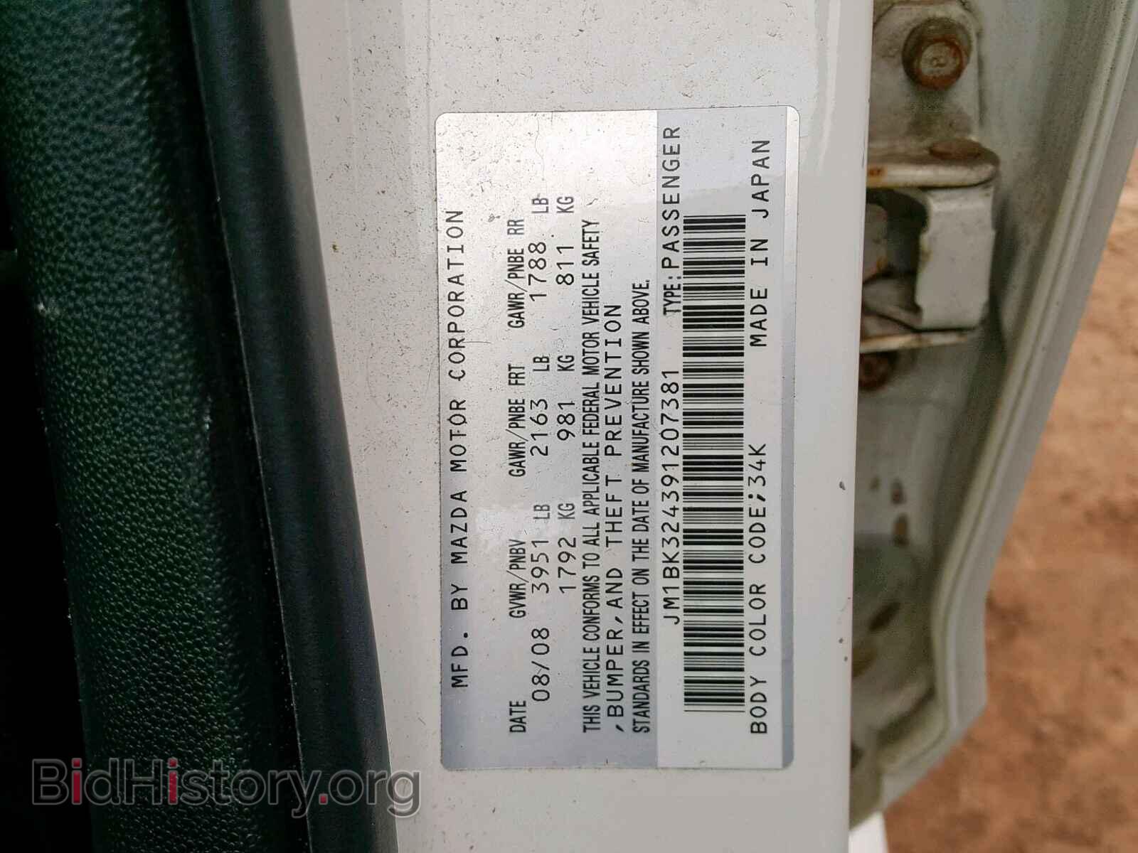 2009 MAZDA 3 S - VIN: JM1BK324391207381 - Фото 10