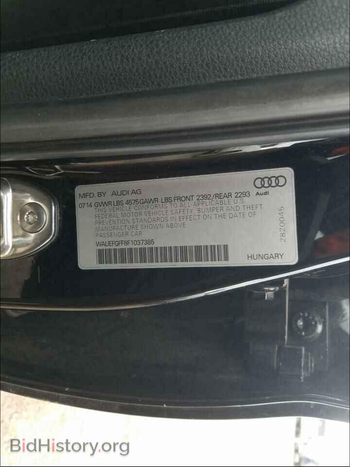 2015 AUDI A3 - VIN: WAUEFGFF8F1037385 - Фото 10