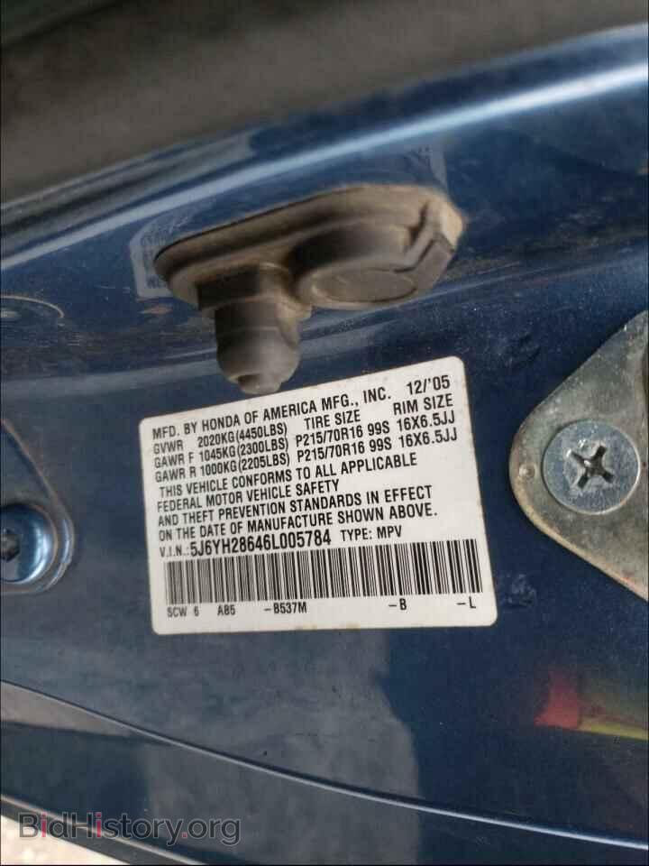 2006 HONDA ELEMENT - VIN: 5J6YH28646L005784 - Photo 10