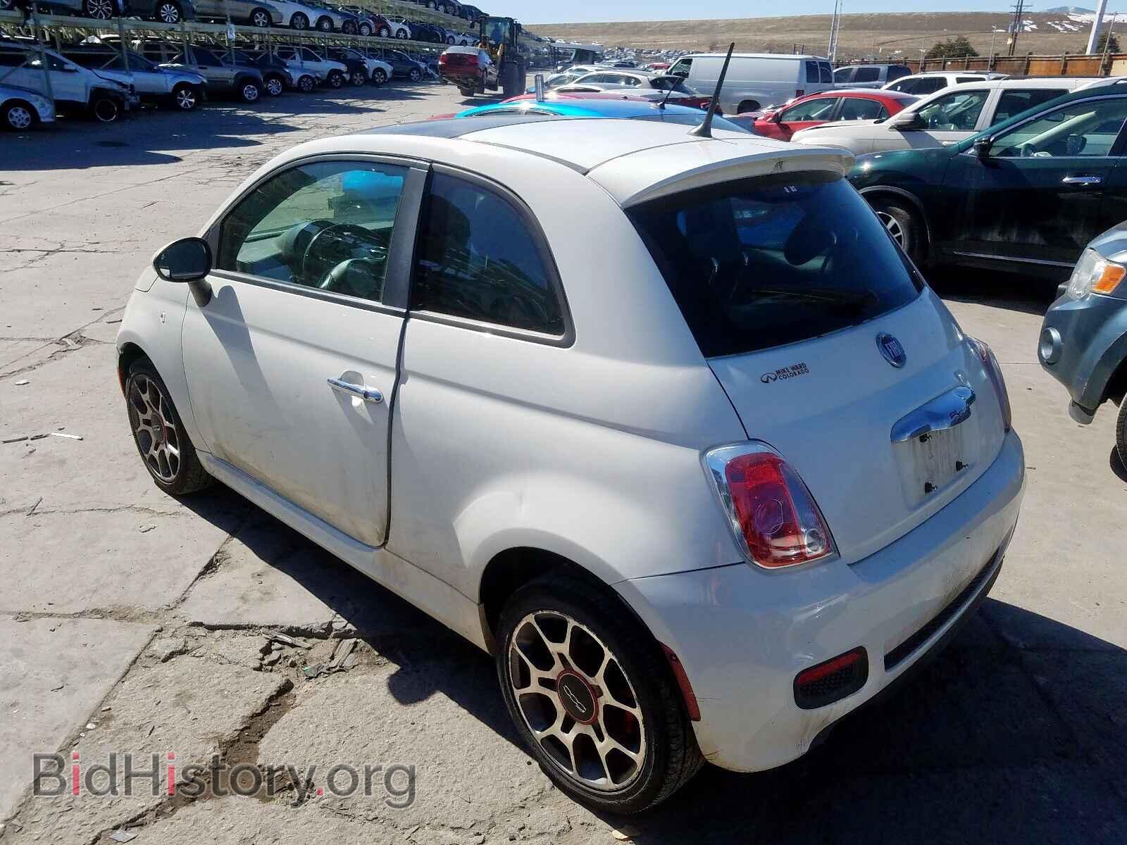 2012 FIAT 500 - VIN: 3C3CFFBR9CT338955 - Фото 3
