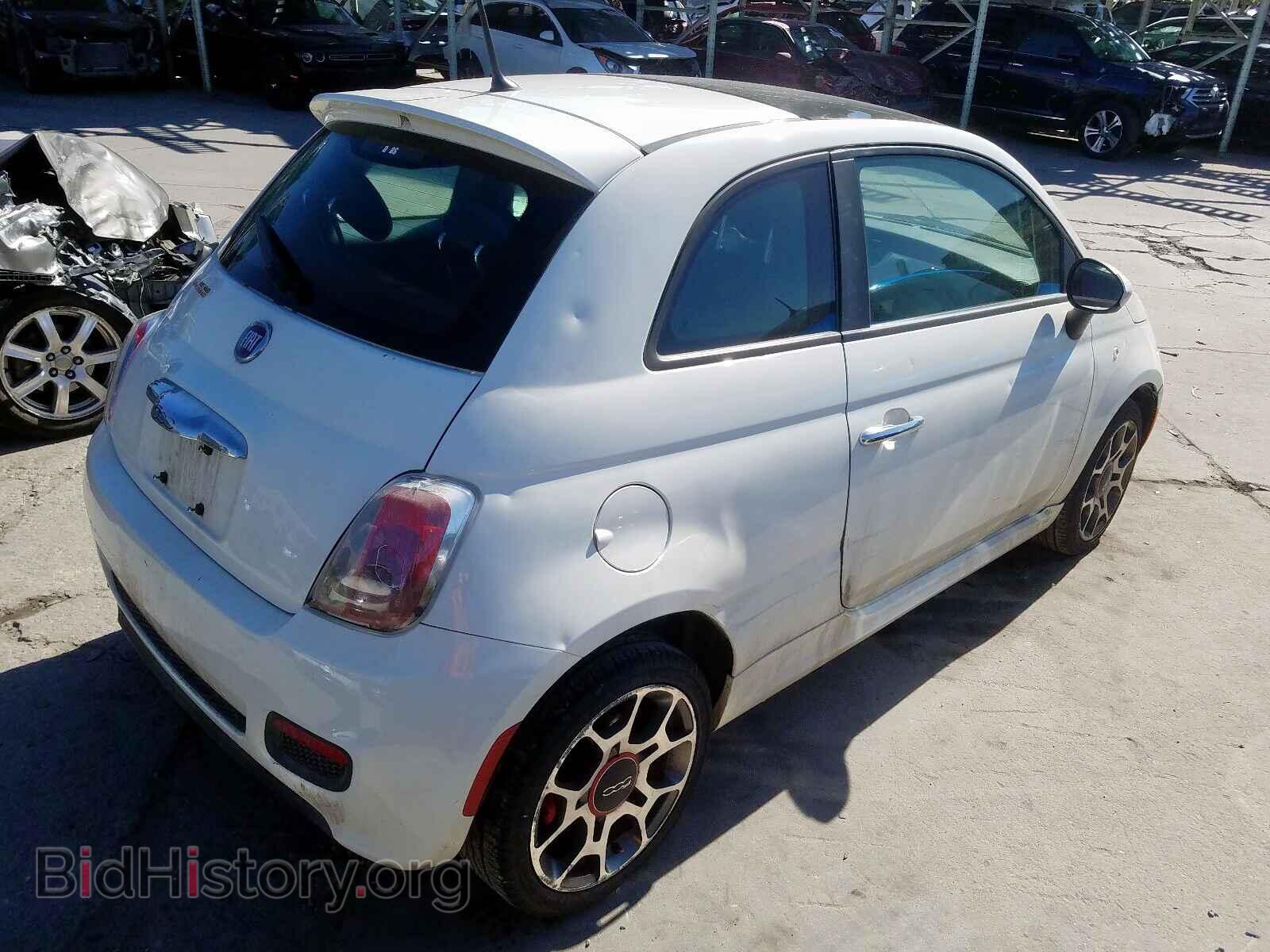 2012 FIAT 500 - VIN: 3C3CFFBR9CT338955 - Фото 4