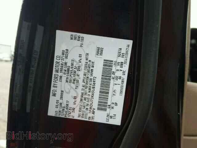 2005 FORD EXPLORER - VIN: 1FMDU73K65UB56972 - Фото 10