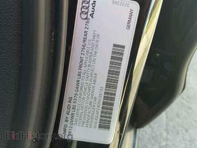 2013 AUDI A6 - VIN: WAUGGAFC4DN039133 - Фото 10