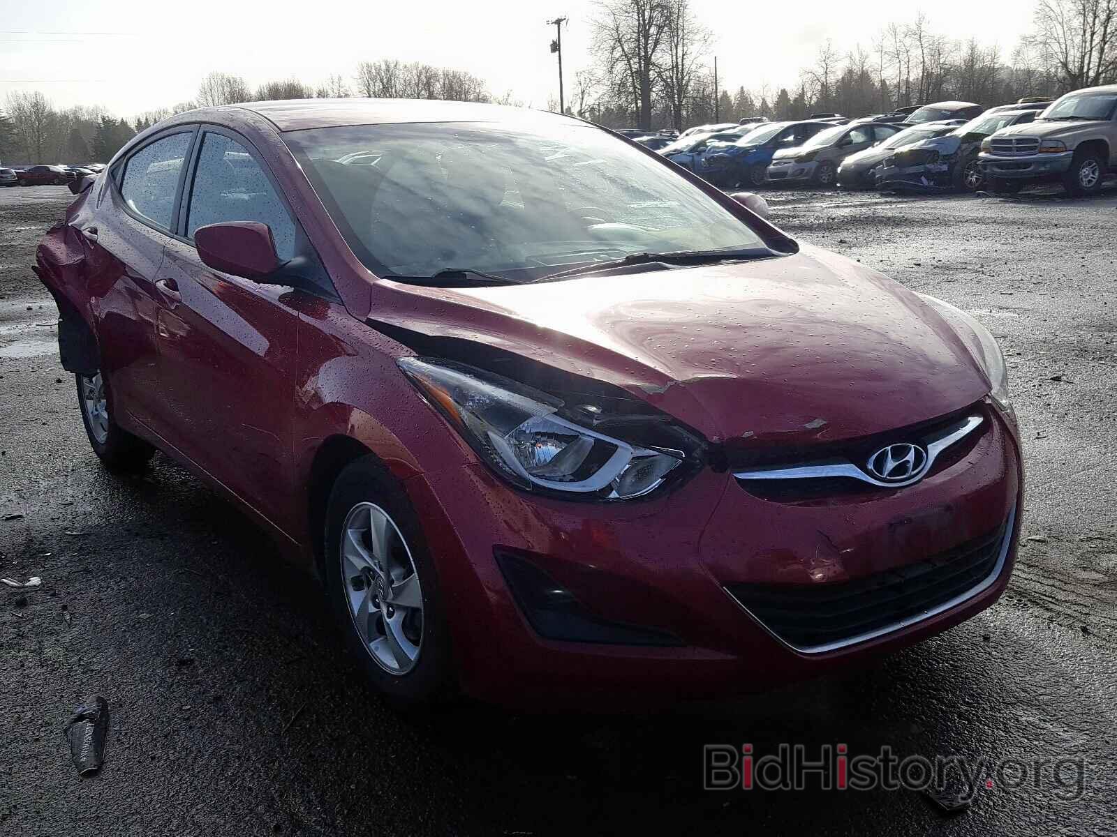 Photo 5NPDH4AE4EH501172 - HYUNDAI ELANTRA 2014