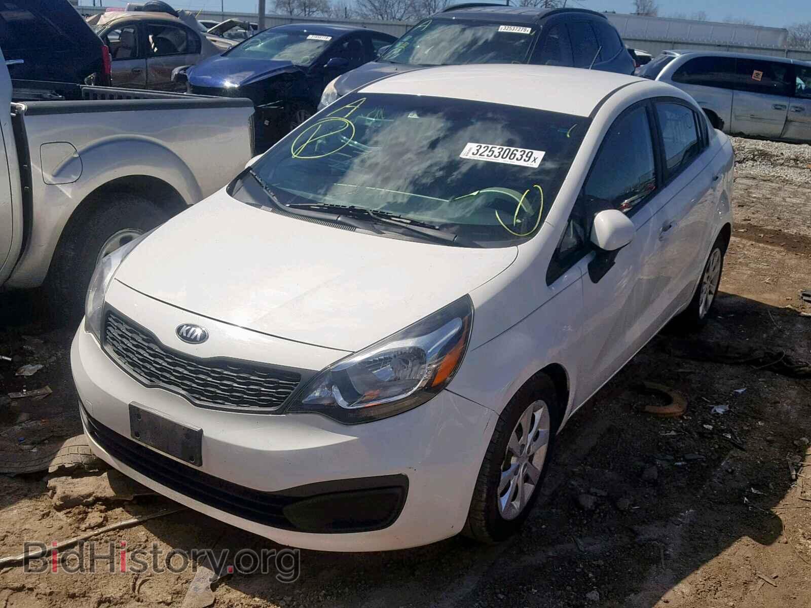 2014 KIA RIO - VIN: KNADM4A37E6395298 - Фото 2
