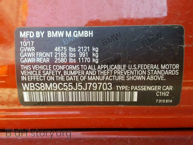2018 BMW M3 - VIN: WBS8M9C55J5J79703 - Photo 10