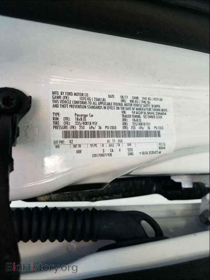 2017 FORD FOCUS - VIN: 1FADP3L90HL326454 - Photo 10