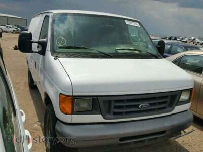 2007 Ford ECONOLINE, white — VIN 1FTNE14W47DB40874, Copart