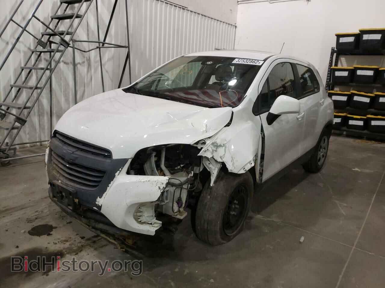2016 CHEVROLET TRAX - VIN: 3GNCJKSB3GL273345 - Фото 2