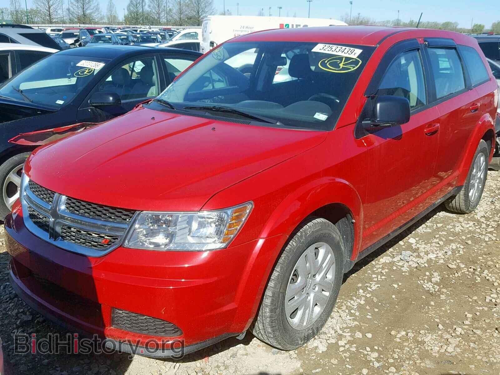 2014 DODGE JOURNEY SE - VIN: 3C4PDCAB3ET310089 - Фото 2