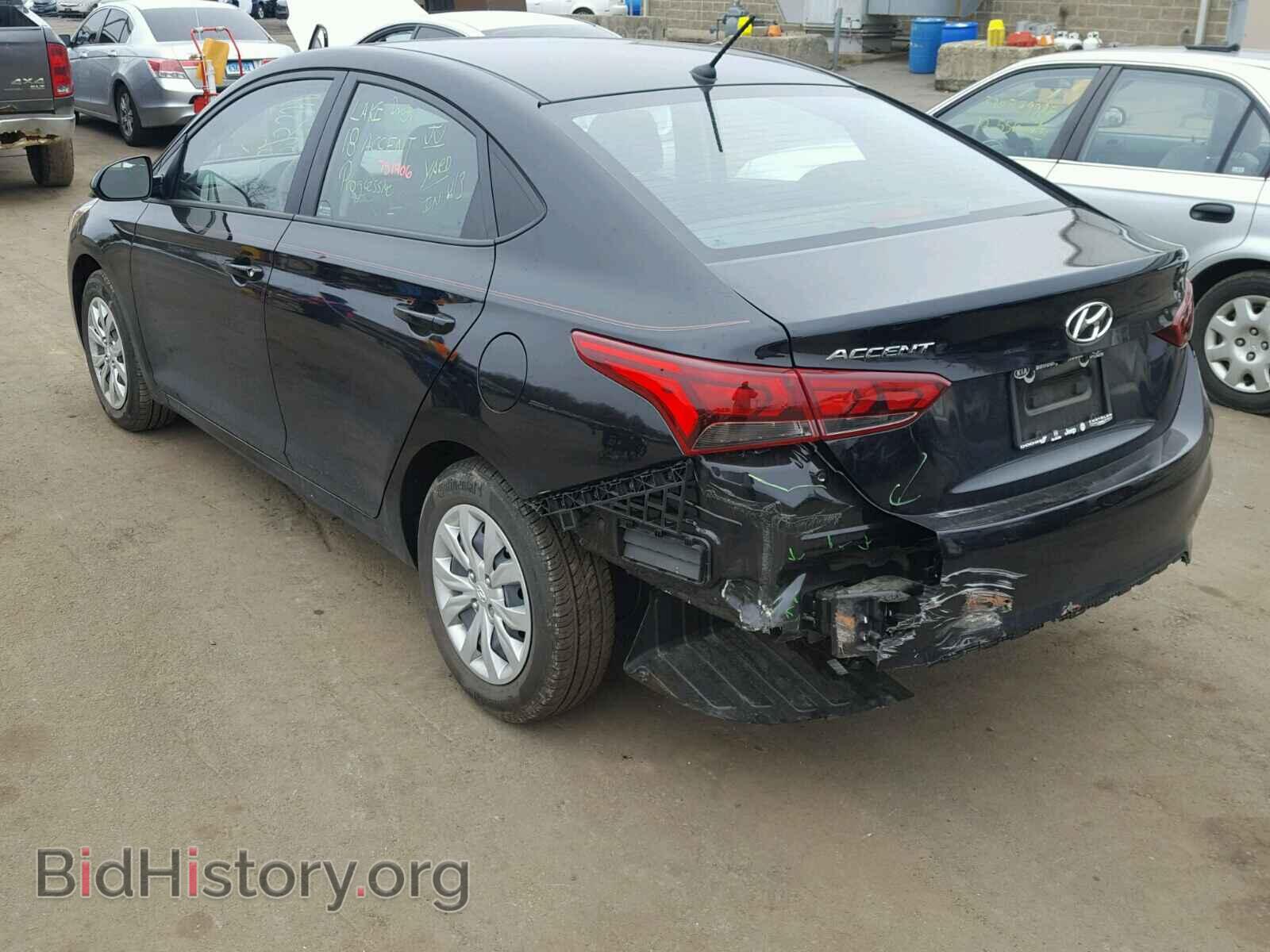 2018 HYUNDAI ACCENT - VIN: 3KPC24A32JE036854 - Фото 3