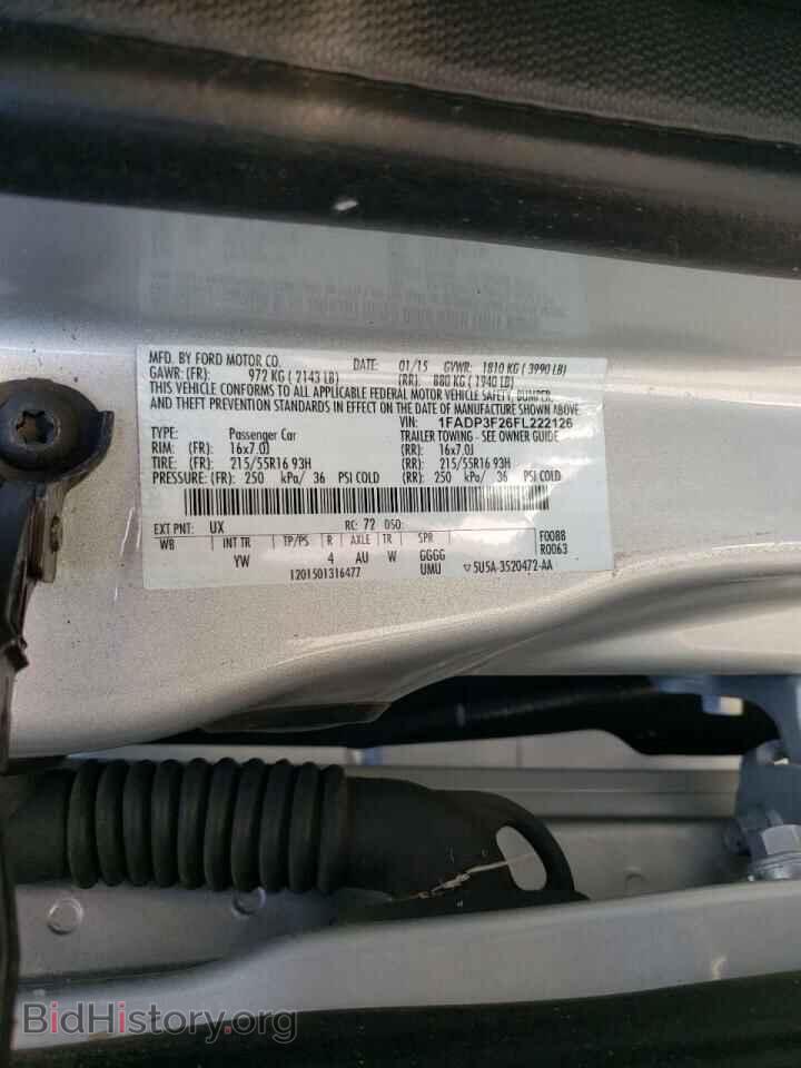 2015 FORD FOCUS - VIN: 1FADP3F26FL222126 - Photo 10