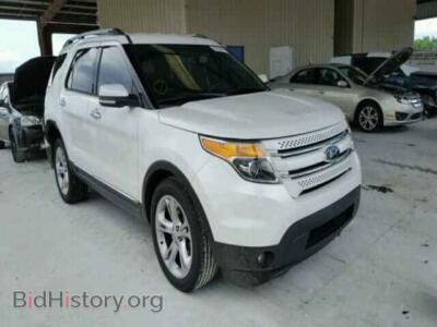 2013 Ford EXPLORER Explorer L, white — VIN 1FM5K7F86DGC11699, Copart