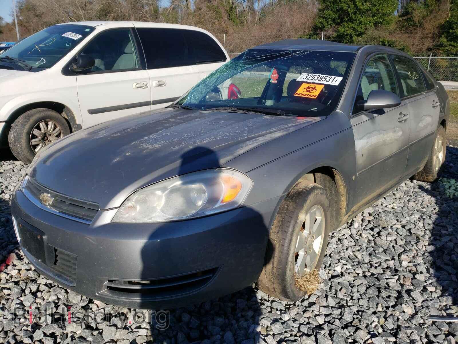 2007 CHEVROLET IMPALA - VIN: 2G1WT58N079302704 - Фото 2