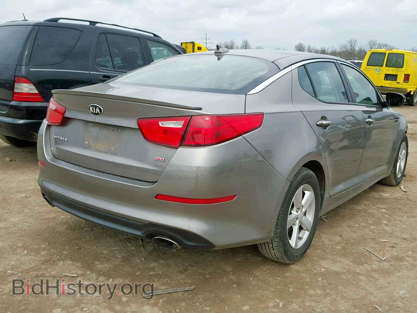 2015 KIA OPTIMA - VIN: 5XXGM4A79FG506455 - Фото 4