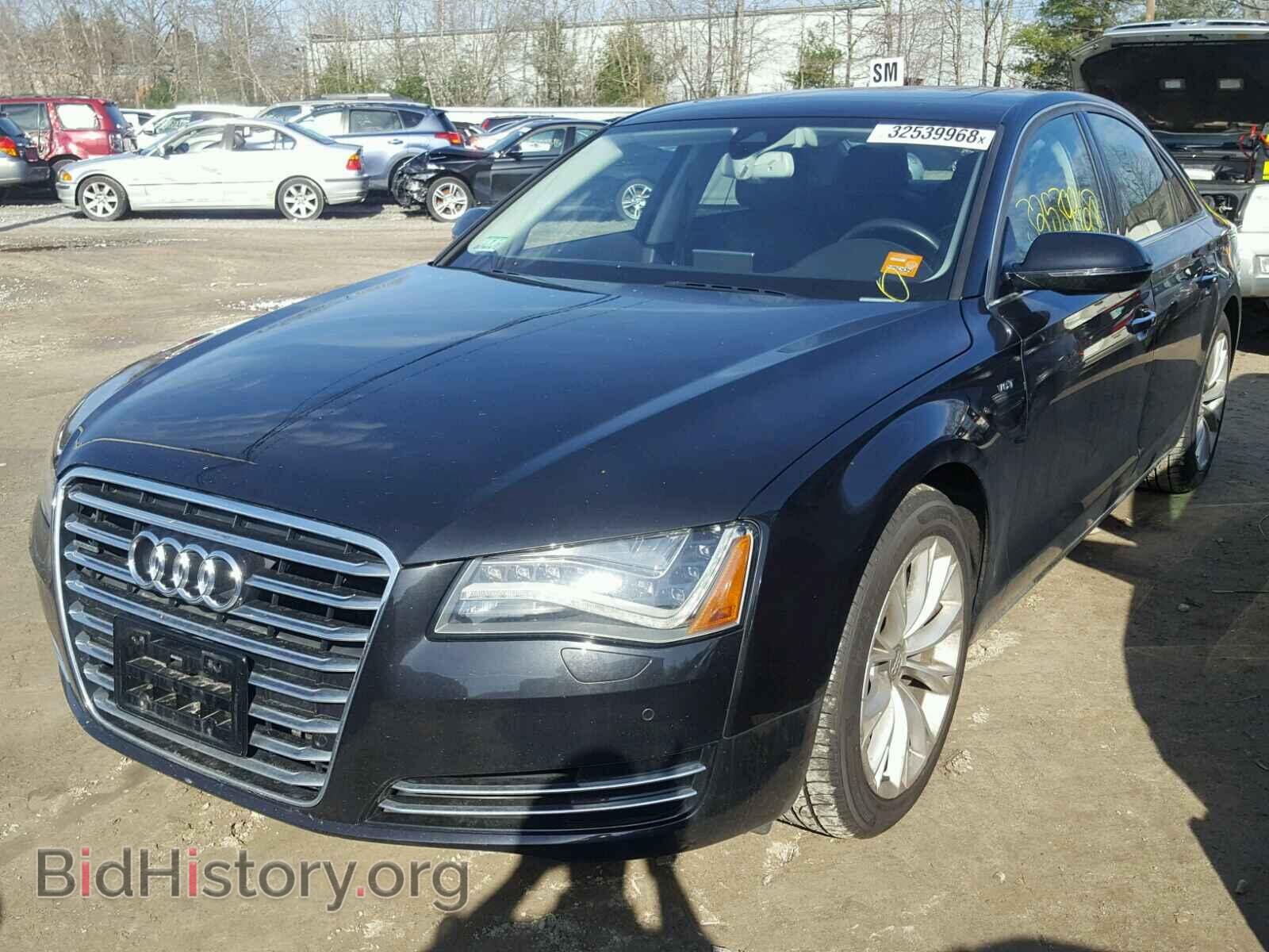 2013 AUDI A8 - VIN: WAUAGAFD1DN003270 - Фото 2
