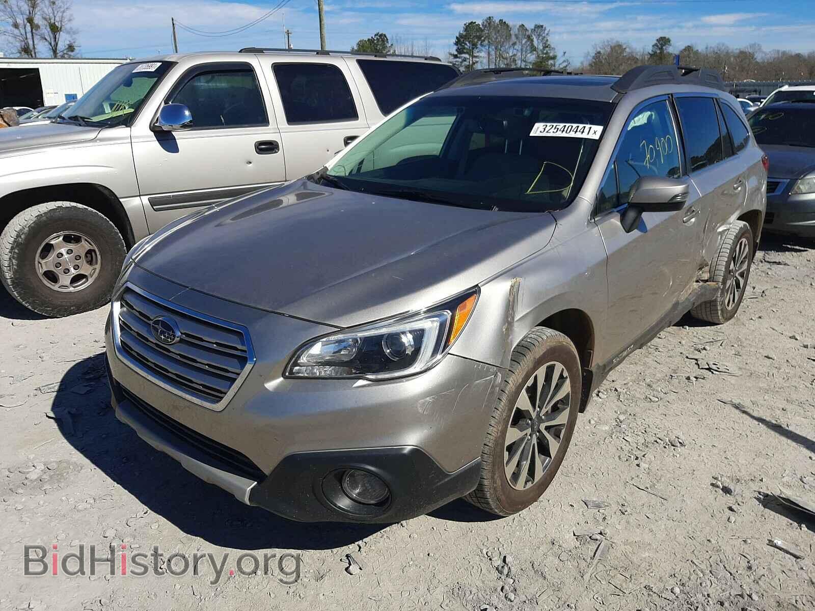 2016 SUBARU OUTBACK - VIN: 4S4BSENC2G3335431 - Фото 2