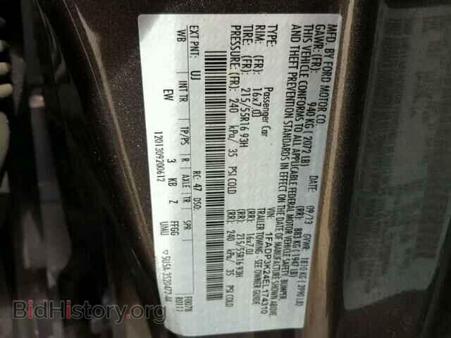 2014 FORD FOCUS - VIN: 1FADP3K24EL174310 - Фото 10