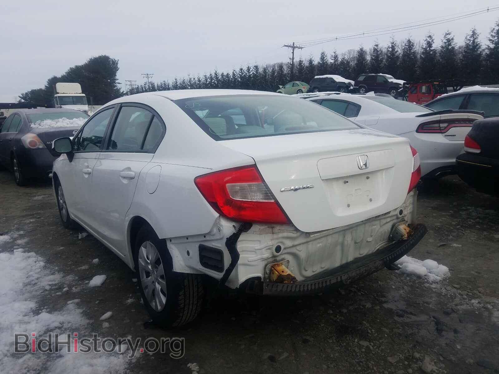 2012 HONDA CIVIC - VIN: 19XFB2F58CE362849 - Фото 3
