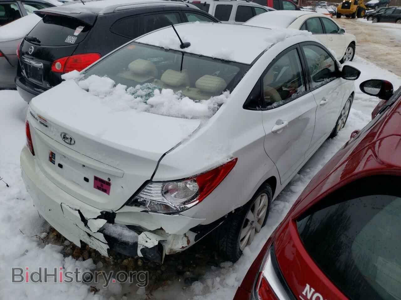 2012 HYUNDAI ACCENT - VIN: KMHCU4AE6CU114371 - Фото 4