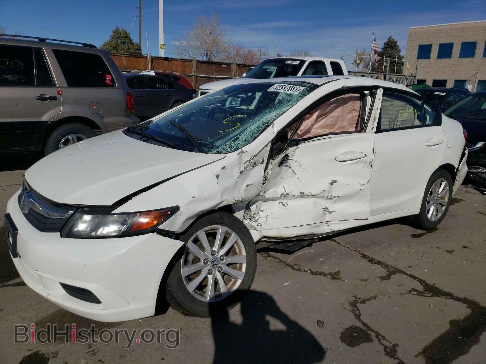 2012 HONDA CIVIC - VIN: 2HGFB2F92CH573229 - Фото 2