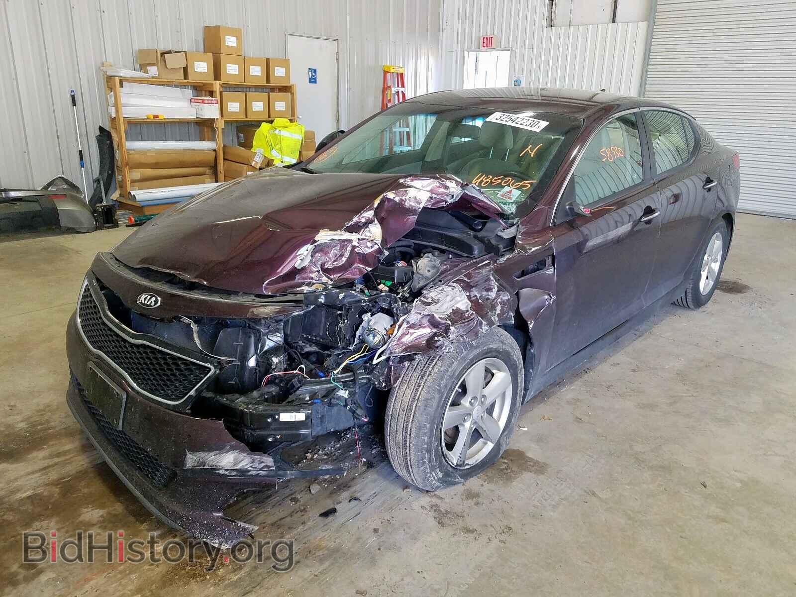 2015 KIA OPTIMA - VIN: 5XXGM4A7XFG485065 - Фото 2