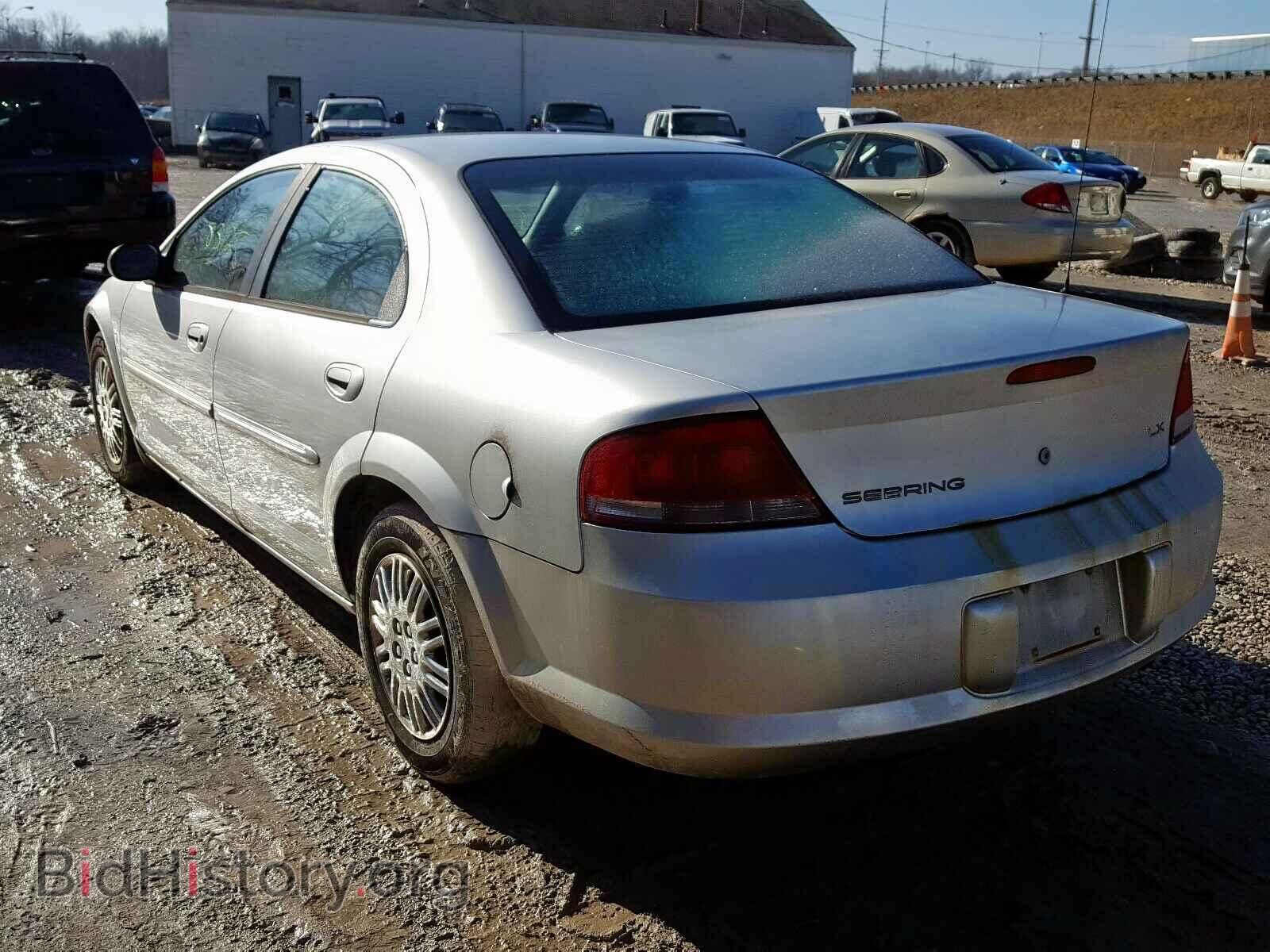 2001 CHRYSLER SEBRING - VIN: 1C3EL46X01N656636 - Фото 3