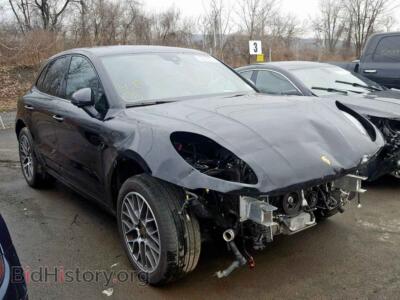 2018 Porsche MACAN Macan Turb, black — VIN WP1AF2A51JLB70827, Copart