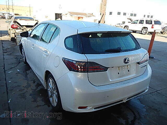 2012 LEXUS CT 200 - VIN: JTHKD5BH7C2068445 - Фото 3